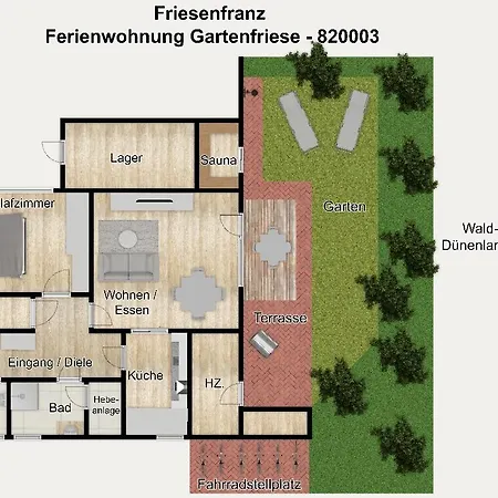 Friesenfranz Gartenfriese * Wangerooge
